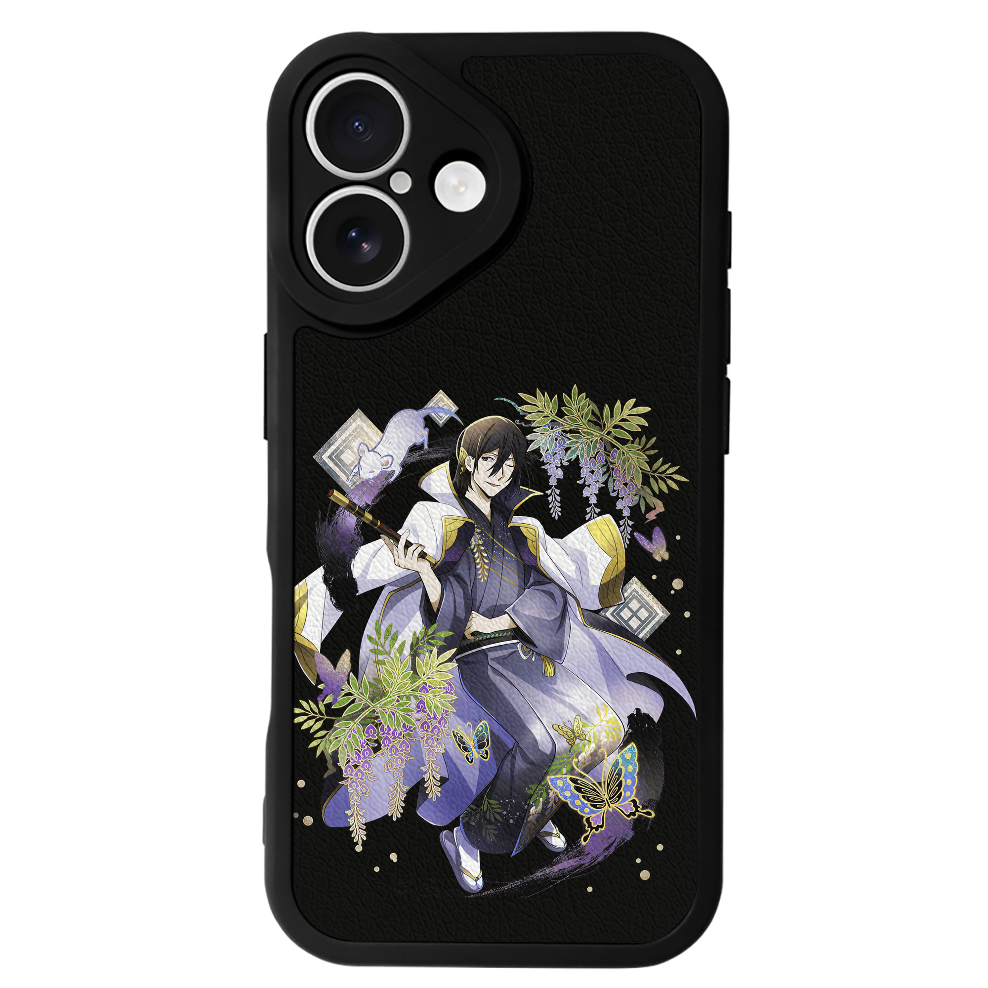 （画像用） 文豪ストレイドッグス Bungo Stray Dogs 【iPhone 16シリーズ対応】シリコンスマホケース（レザー調） 材質：シリコン